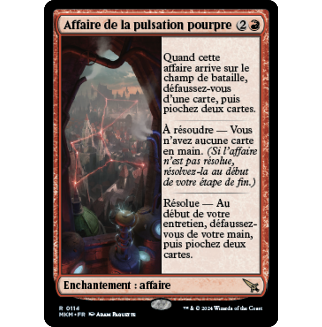 MKM Affaire de la pulsation pourpre