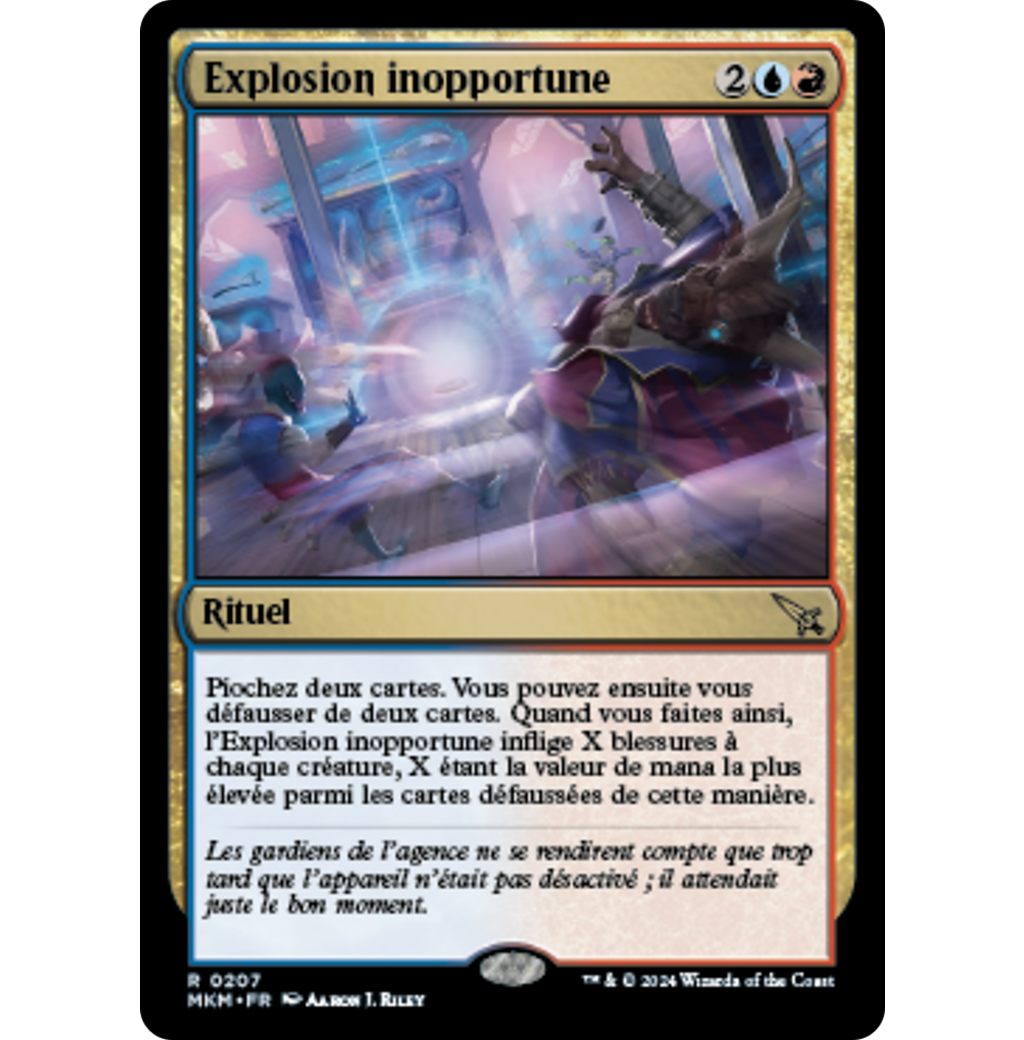 MKM Explosion inopportune