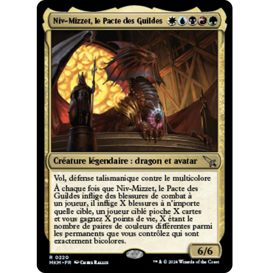 MKM Niv-Mizzet, le Pacte des Guildes