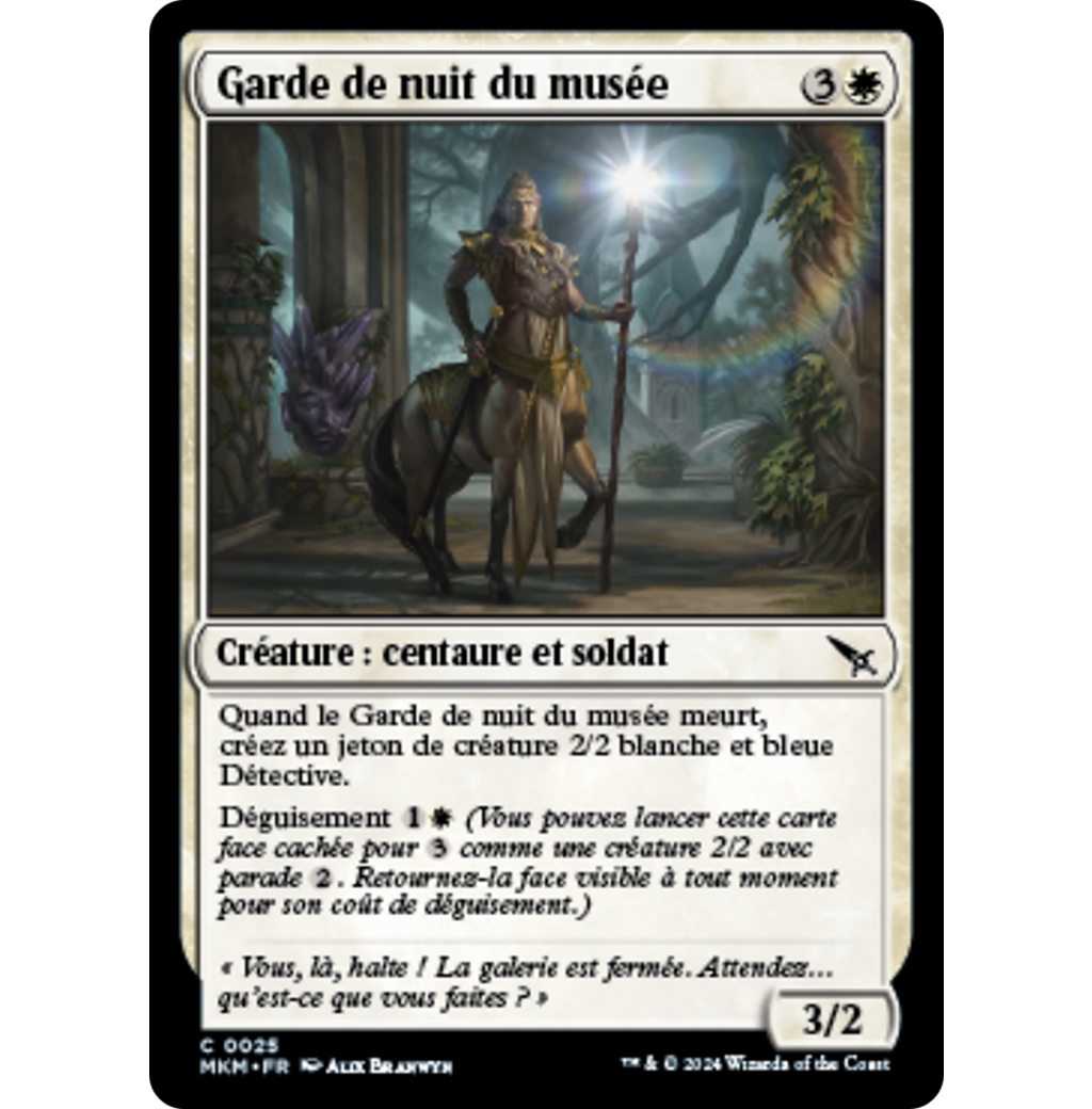 MKM Garde de nuit du musée *FOIL*