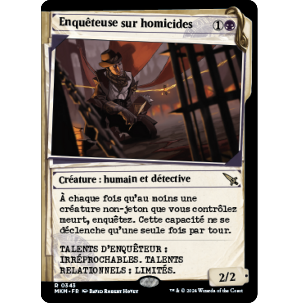 MKM Enquêteuse sur homicides (Showcases)