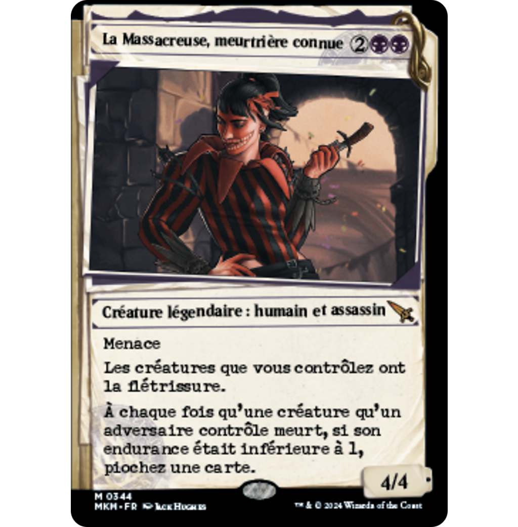 MKM La Massacreuse, meurtrière connue (Showcases)