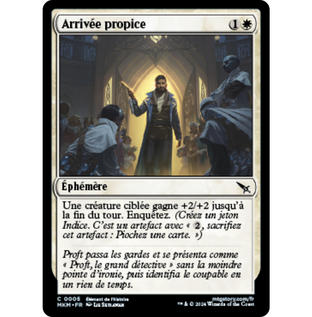 MKM Arrivée propice