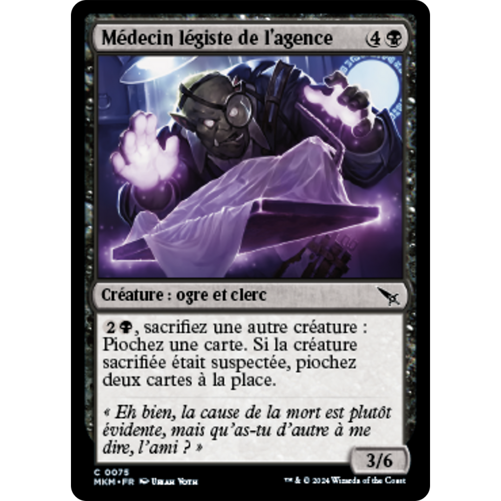 MKM Médecin légiste de l'agence