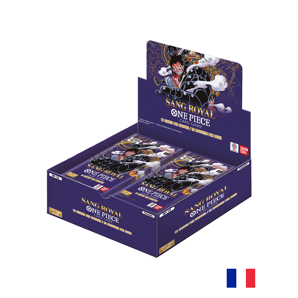 Boite de 24 boosters OP10 - One Piece Card Game : Sang Royal FR