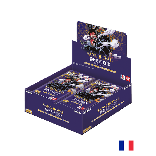 Boite de 24 boosters OP10 - One Piece Card Game : Sang Royal FR