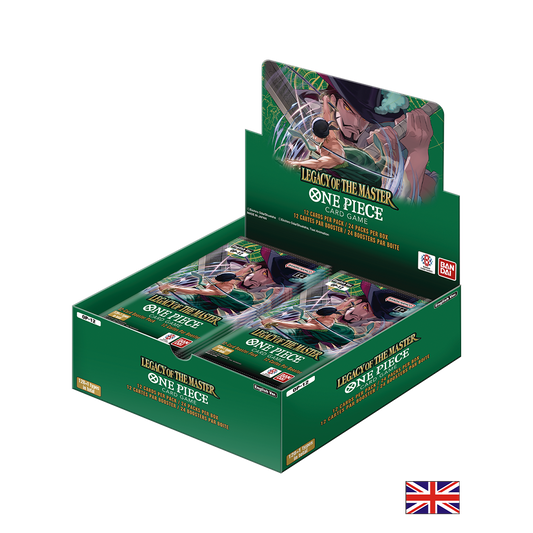 Boite de 24 Boosters OP12 - One Piece Card Game : Legacy of the Master (Anglais) (Déstock)