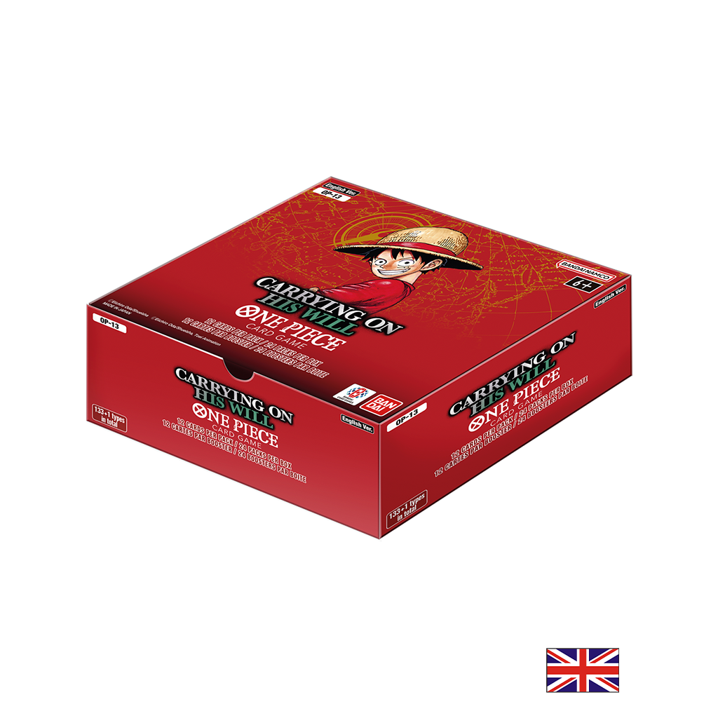 Boite de 24 Boosters OP13 - One Piece Card Game : Carrying on his Will (Anglais) (Précommande sortie le 07.11.25)