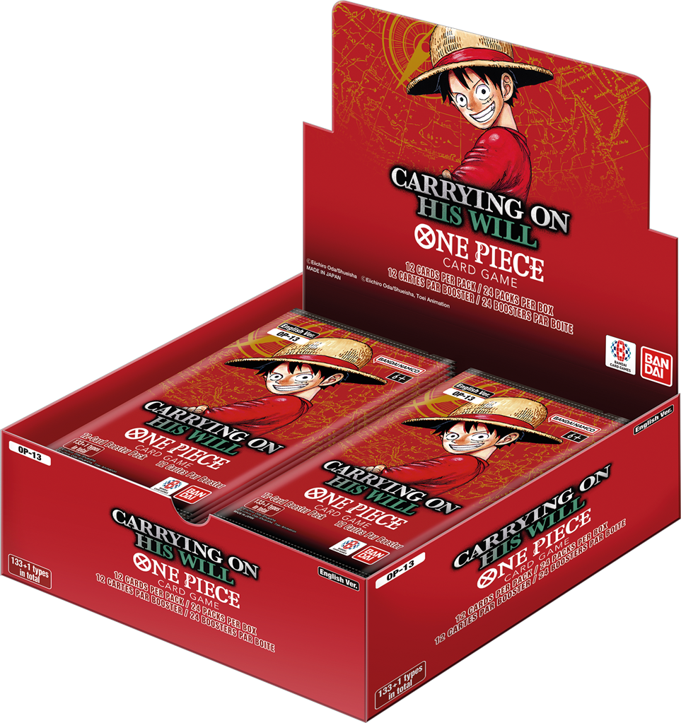 Boite de 24 Boosters OP13 - One Piece Card Game : Carrying on his Will (Anglais) (Précommande sortie le 07.11.25)