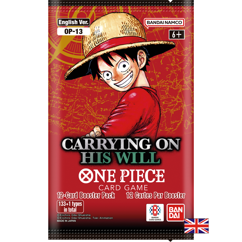 Boite de 24 Boosters OP13 - One Piece Card Game : Carrying on his Will (Anglais) (Précommande sortie le 07.11.25)