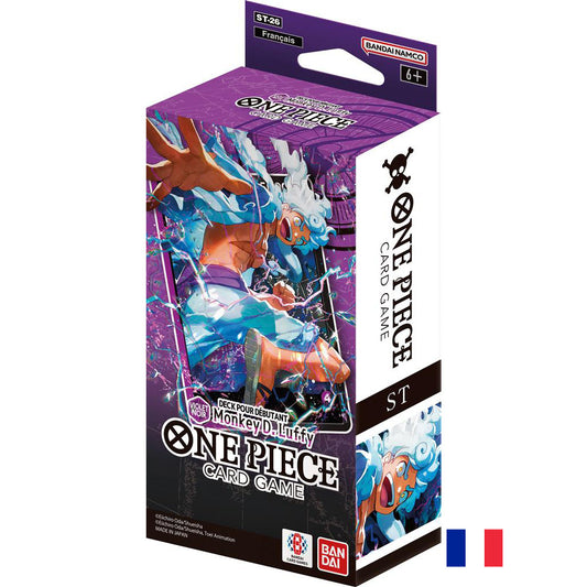Deck de Démarrage ST-26 : Violet/Noir Monkey.D.Luffy - One Piece Card Game