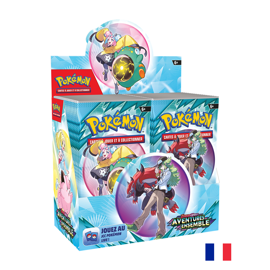 Pokémon Boite 36 Boosters EV09 - Ecarlate et Violet - Aventures Ensemble