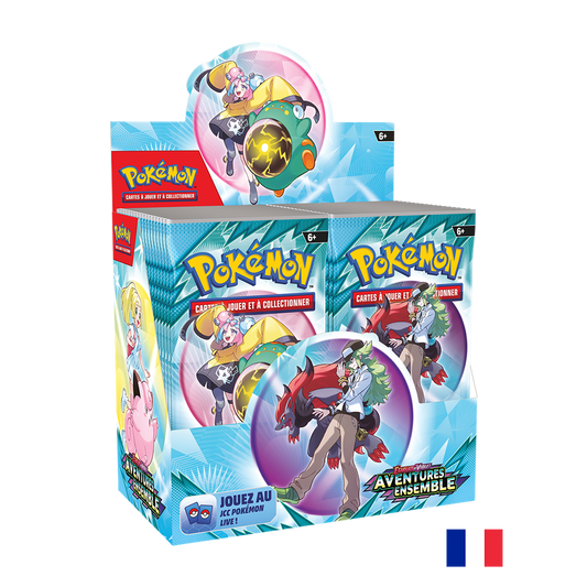 Pokémon Boite 36 Boosters EV09 - Ecarlate et Violet - Aventures Ensemble