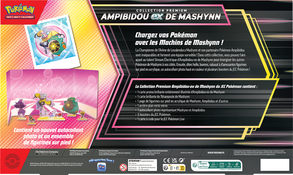 Pokemon - Coffret Collection Premium - Ampibidou ex de Mashynn