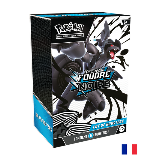 Pokémon : Bundle de 6 boosters Écarlate et Violet - Foudre Noire - EV10.5