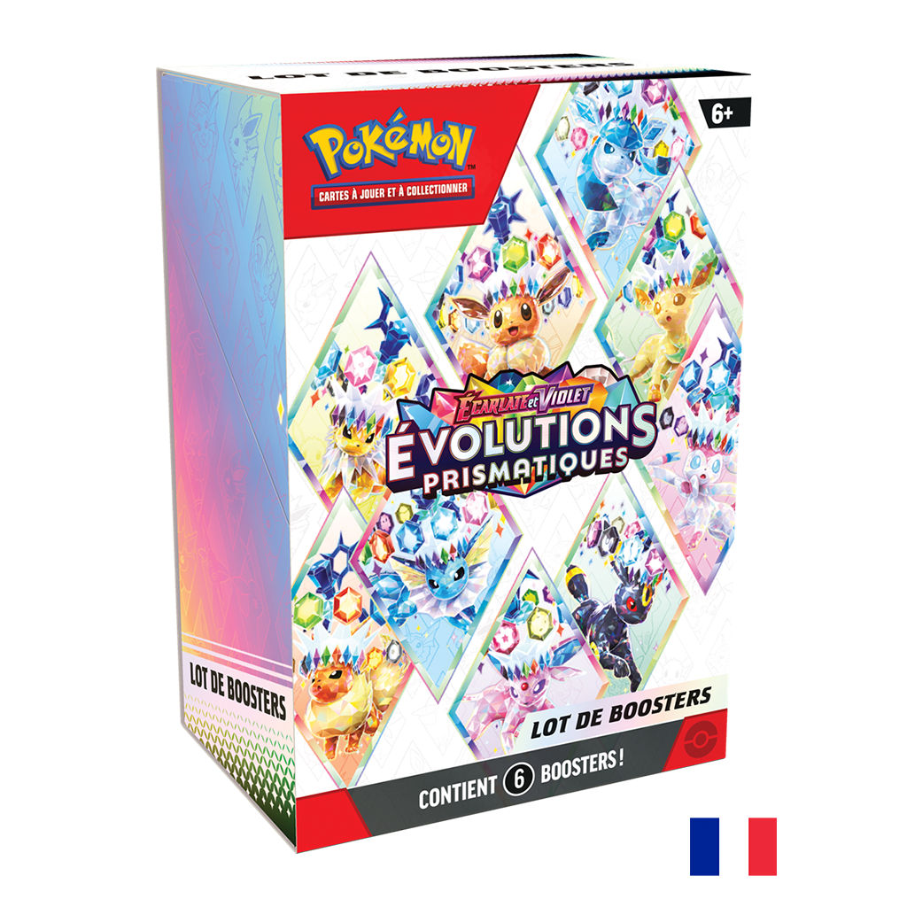 Pokemon Bundle - 6 boosters : EV08.5 - Évolutions Prismatiques