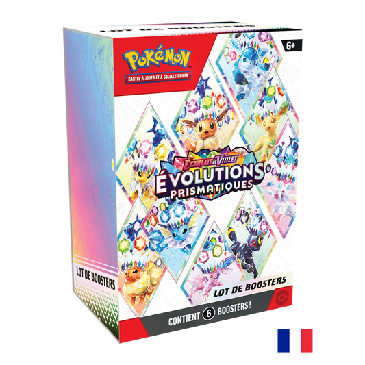 Pokemon Bundle - 6 boosters : EV08.5 - Évolutions Prismatiques