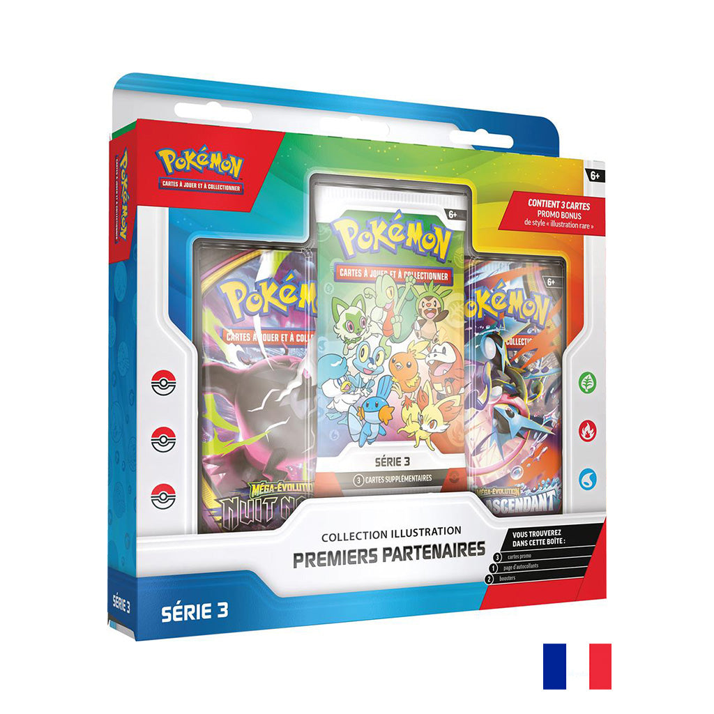 Pokémon - Collection Illustration Premiers Partenaires - Série 3 (Précommande sortie le 07.08.26) (Arrivage Prévu le 19.08.26) **2e VAGUE**