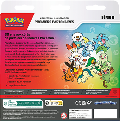 Pokémon - Collection Illustration Premiers Partenaires – Série 2 (Précommande sortie le 19.06.26) (Arrivage prévu le 24.06.26) **1ère VAGUE**