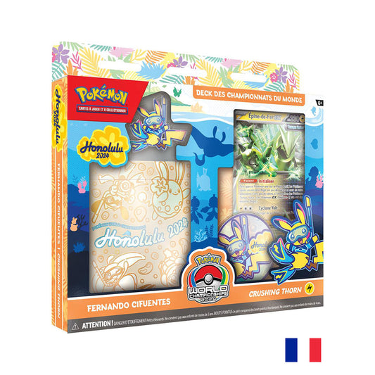 Pokémon : Deck des championnats du monde 2024 Honolulu - Fernando Cifuentes - Crushing Thorn