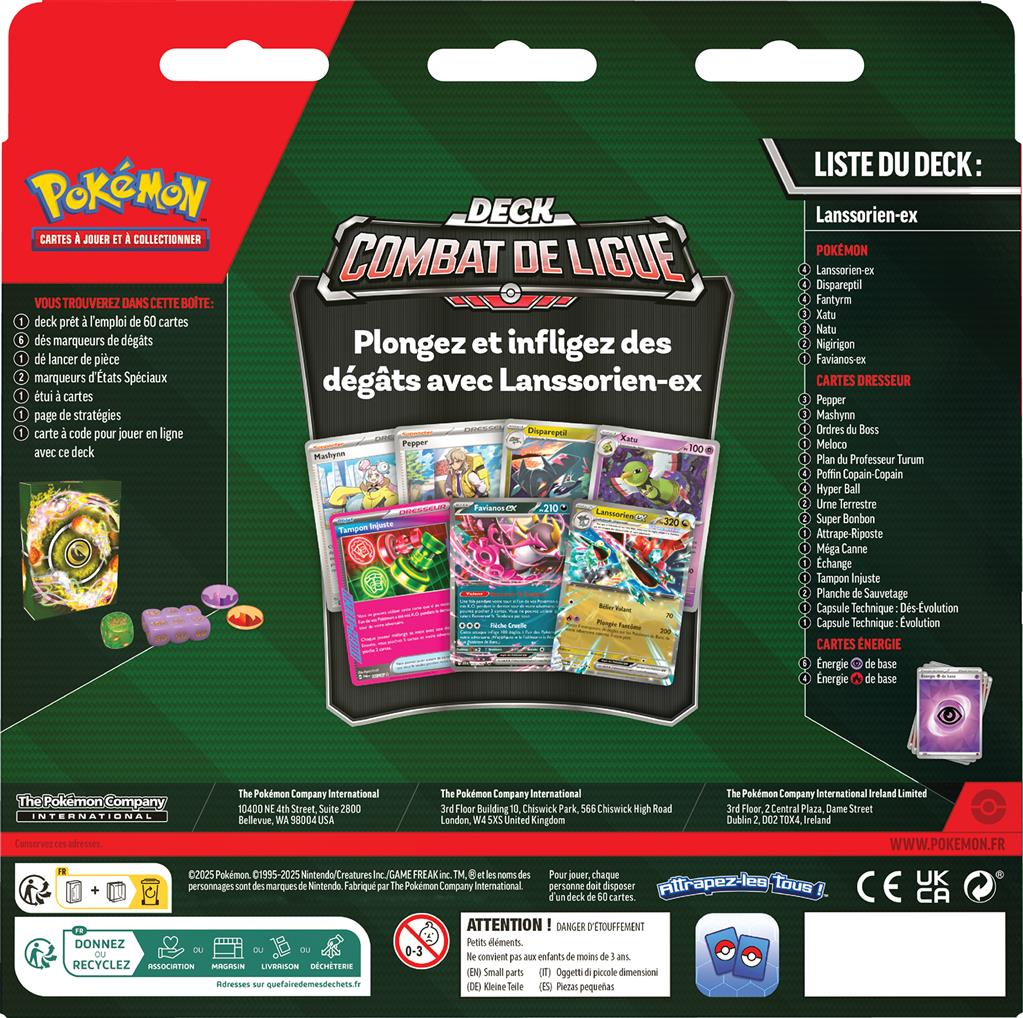 Pokémon : Deck Combat de Ligue Lanssorien-EX