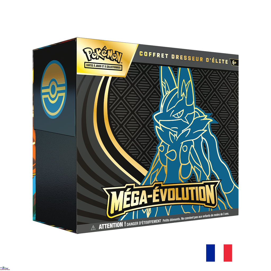 Pokémon Coffret Dresseur d'Elite: Méga Lucario - ME01 - Méga-Évolution (Limité à 1 par personne)
