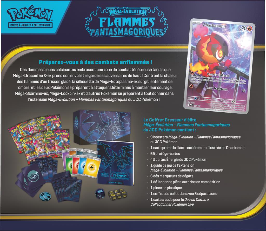 Pokémon - Coffret Dresseur d'Élite - ME02 Flammes Fantasmagoriques (Limité à 1 par personne)