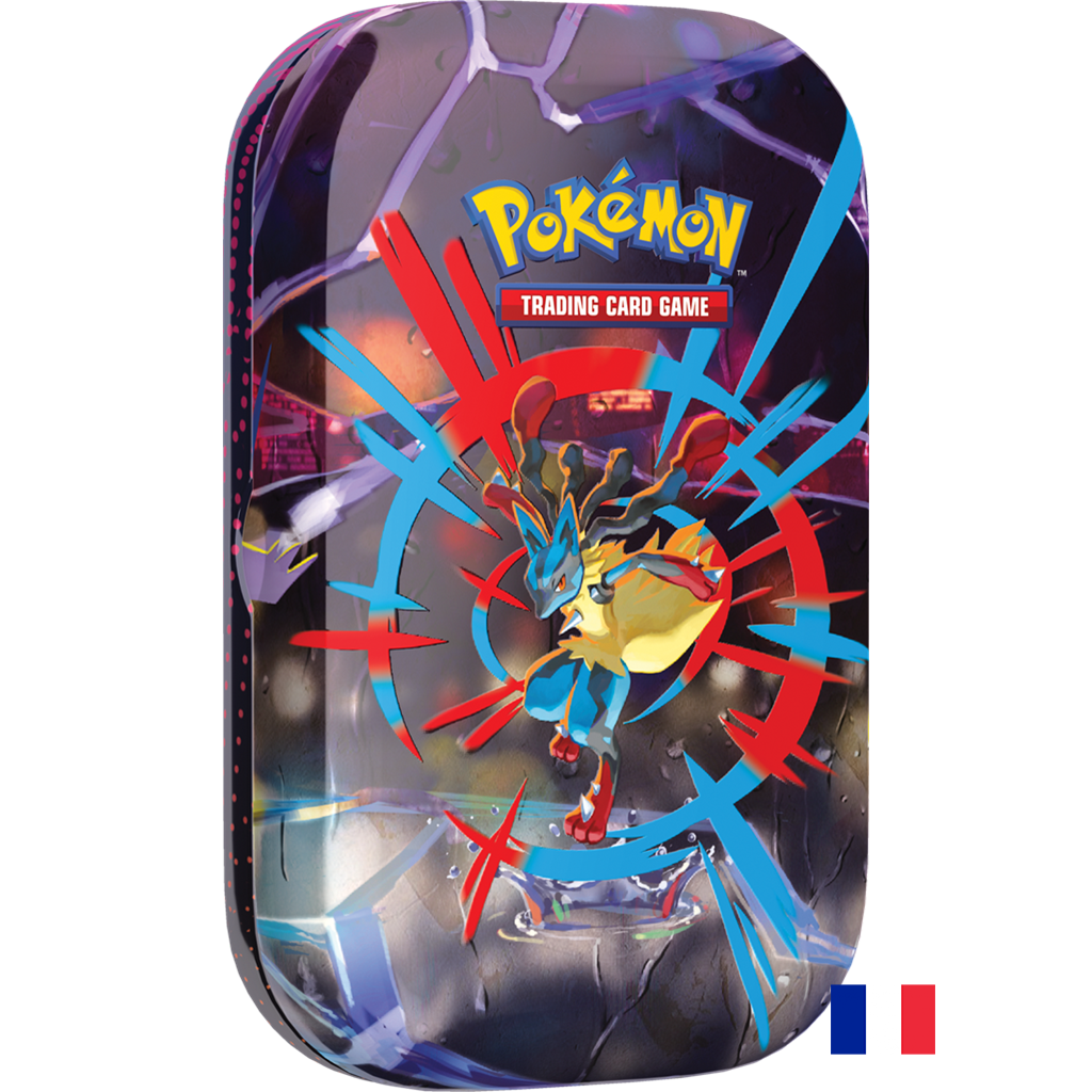 Pokémon Mini Tin Méga Lucario - Mega Héroïsme - ME01 - Méga-Évolution