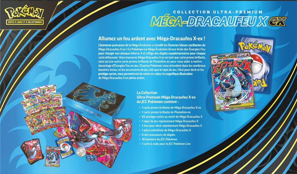 Pokémon - Coffret Ultra Premium Méga-Dracaufeu X-ex