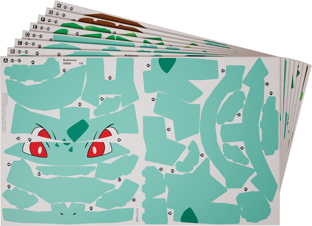 4D Build Pokémon - Bulbizarre