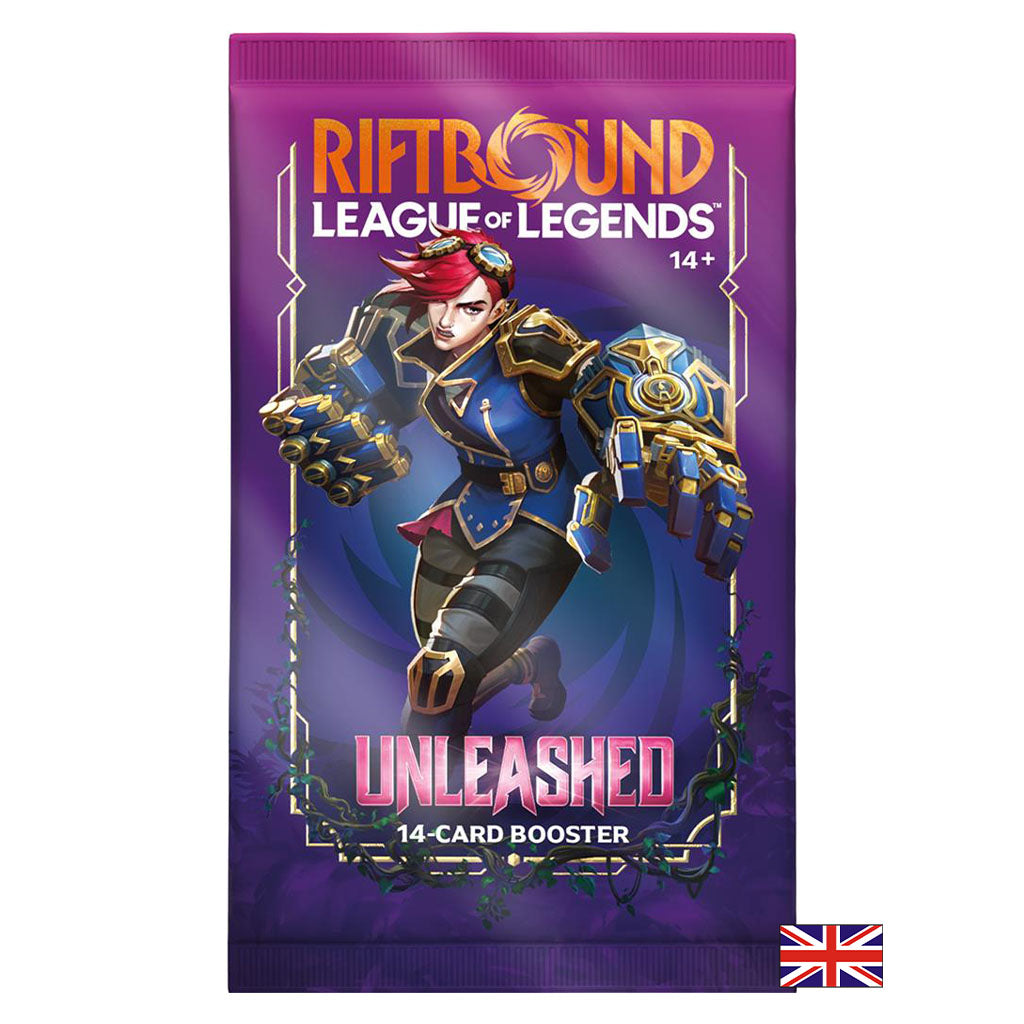 Boite de 24 Boosters - Riftbound League of Legends TCG : Unleashed (Anglais)