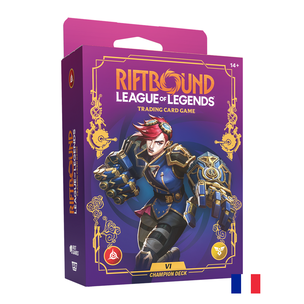 Champion Deck Vi - Riftbound League of Legends TCG : Déchaînement FR (Précommande sortie le 24.07.26) (Arrivage Prévu le 29.07.26)