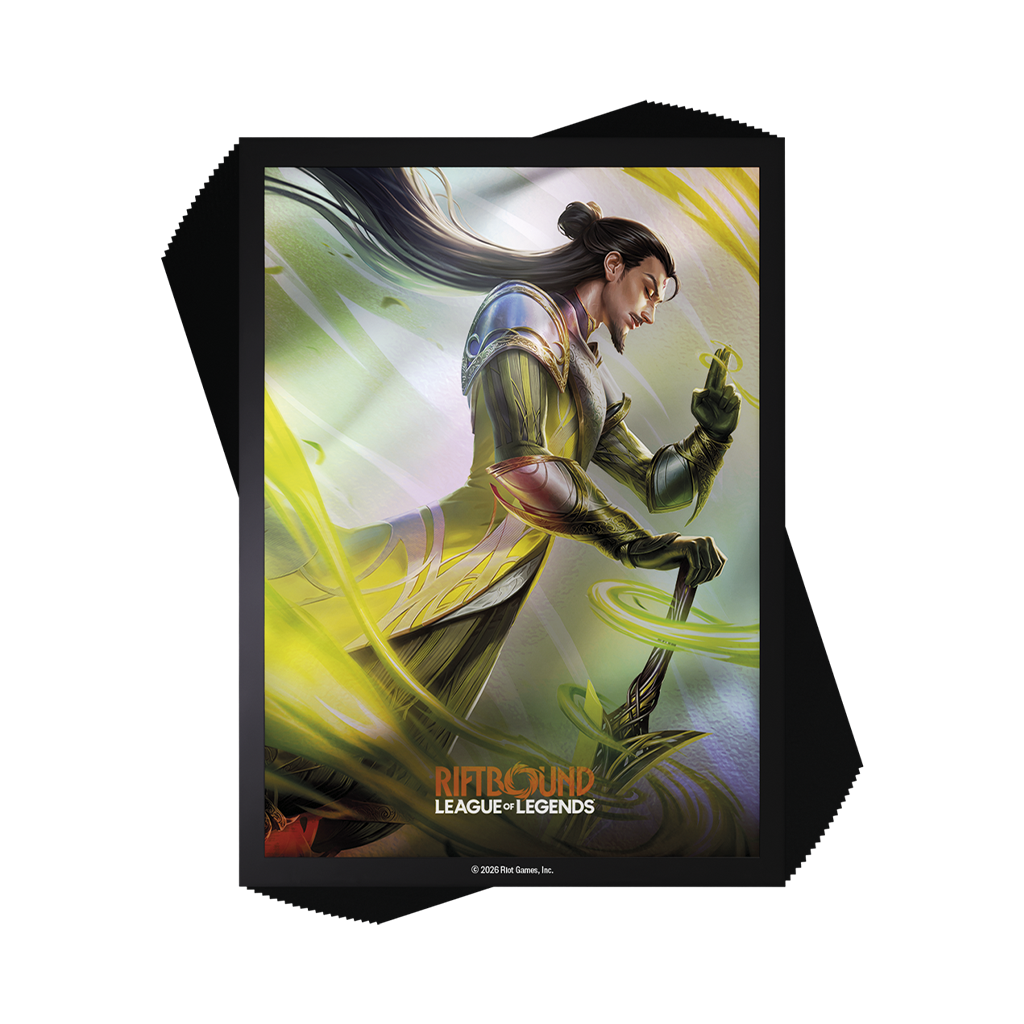 100 Art Sleeves Standard Master Yi - Riftbound League of Legends TCG : Unleashed