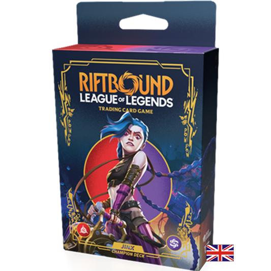 Champion Deck Jinx - Riftbound League of Legends TCG : Origins (Anglais) (Précommande sortie le 31 Octobre 2025)