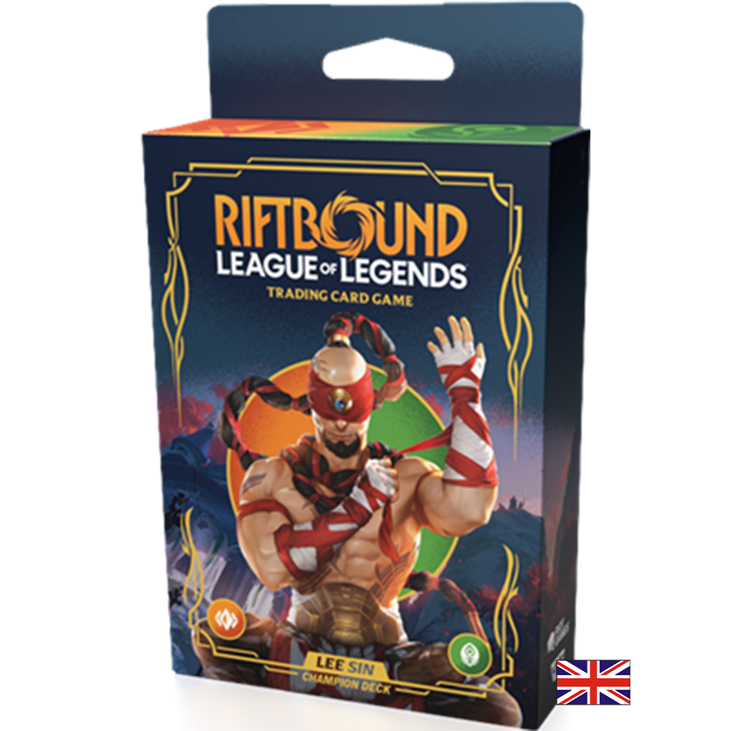 Champion Deck Lee Sin - Riftbound League of Legends TCG : Origins (Anglais) (Précommande sortie le 31 Octobre 2025)