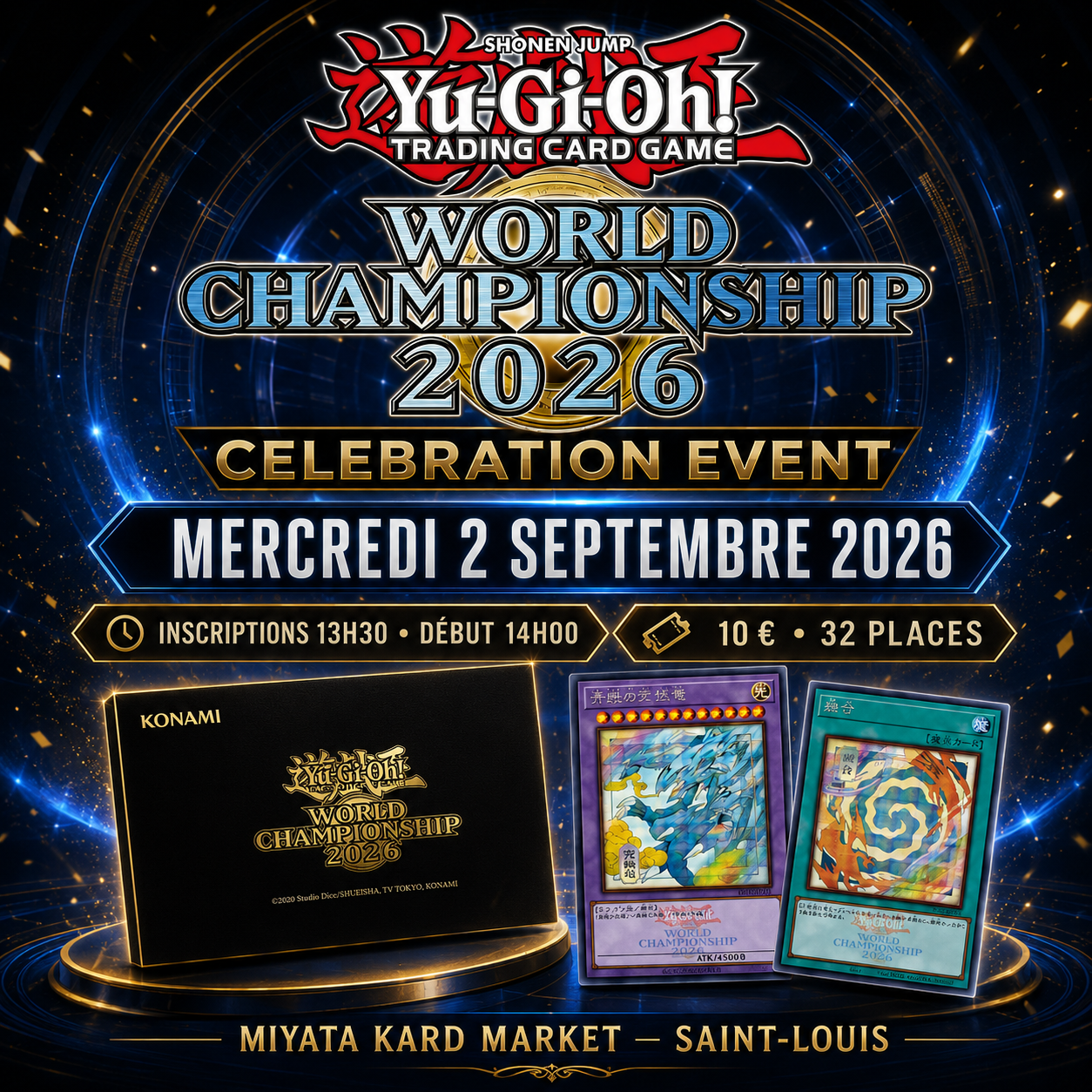 Yu-Gi-Oh! - Tournoi World Championship 2026 Celebration Event - 2 Septembre 13h30
