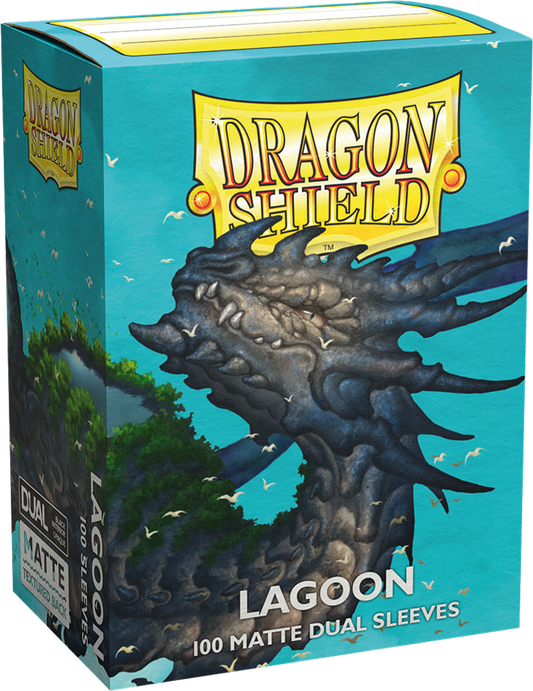 Dragon Shield 100 Matte Dual Sleeves Standard Lagoon Saras