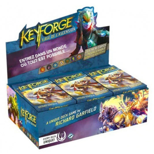 Keyforge - L'âge de l'ascension - Boîte de 12 Decks Unique Aléatoire