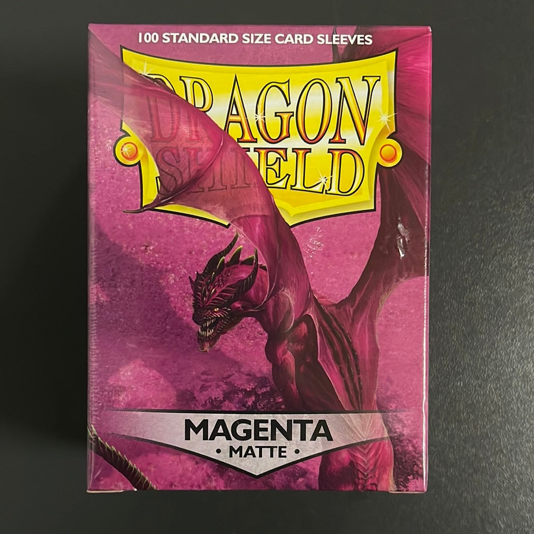 Dragon Shield 100 Sleeves Standard Magenta Matte