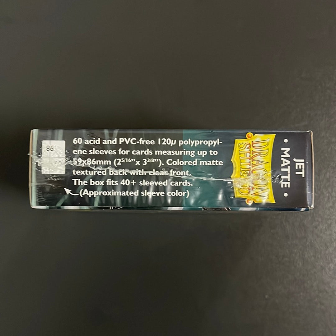 Dragon Shield 60 Sleeves Small Jet Matte