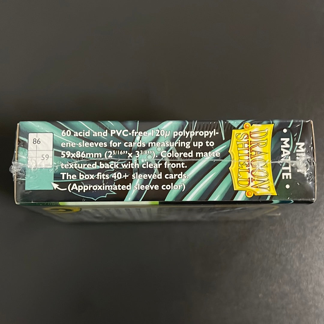 Dragon Shield 60 Sleeves Small Mint Matte
