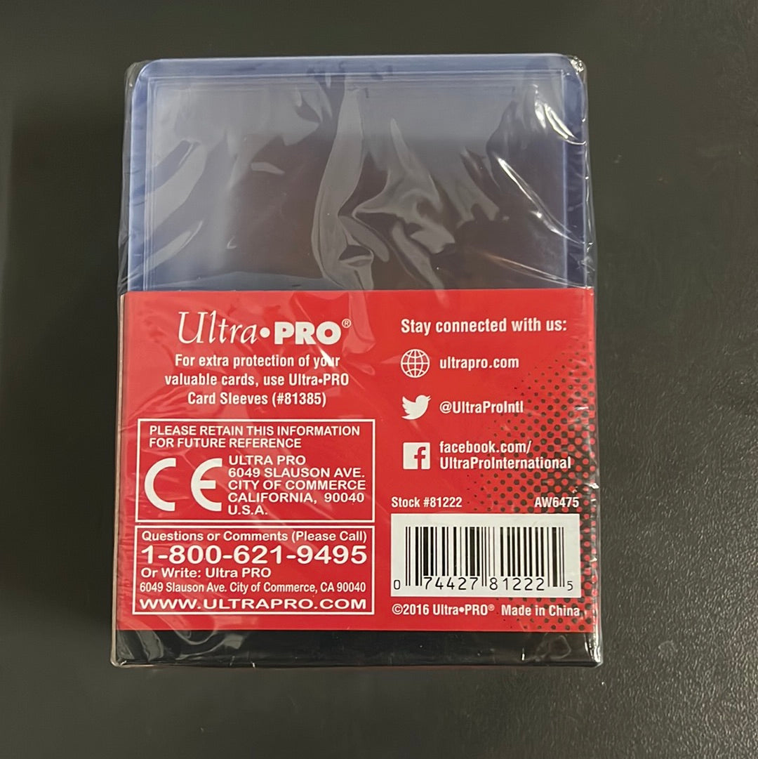 25 Ultra Pro 3"x4" Regular TopLoader Transparent