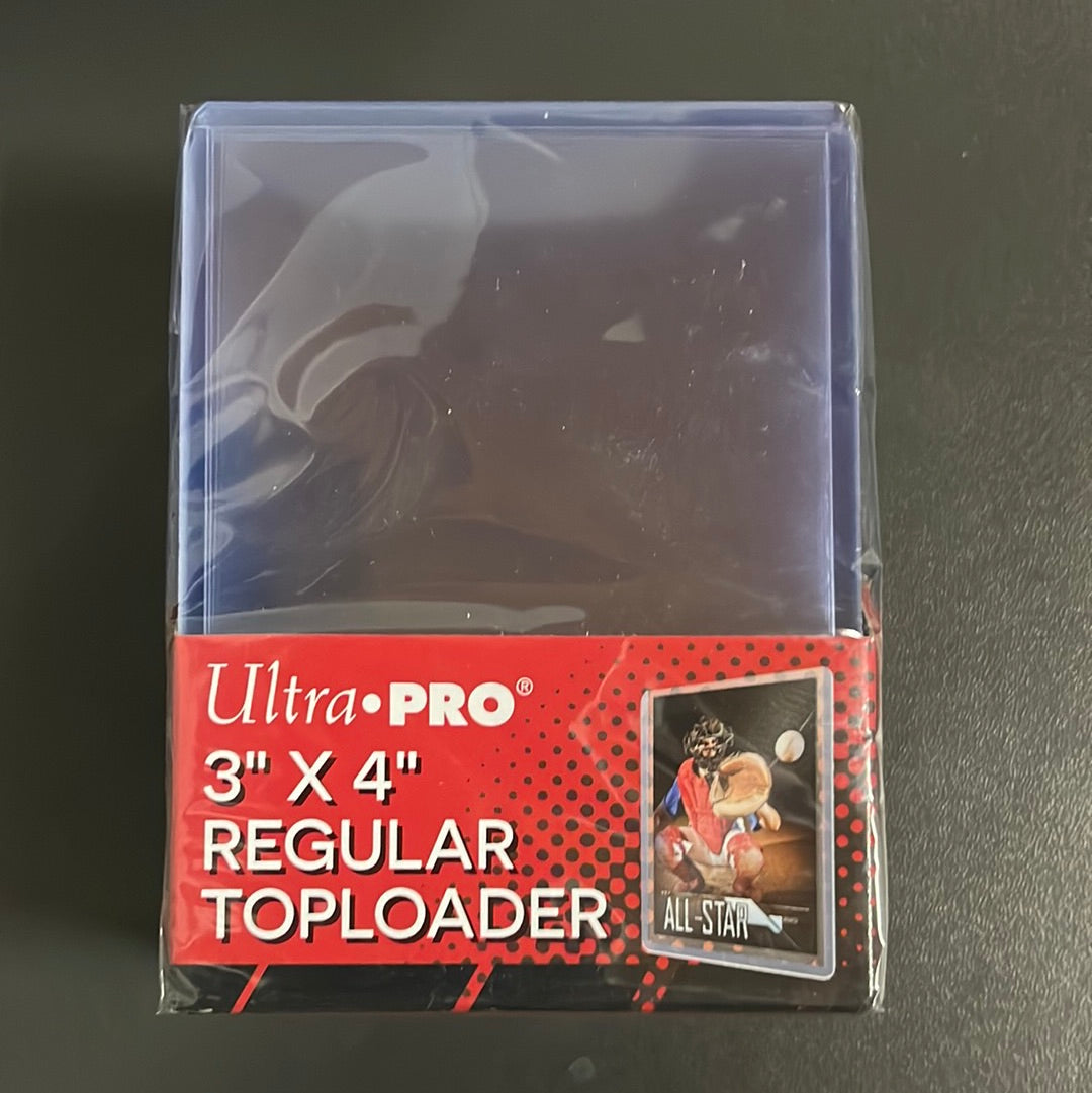 25 Ultra Pro 3"x4" Regular TopLoader Transparent