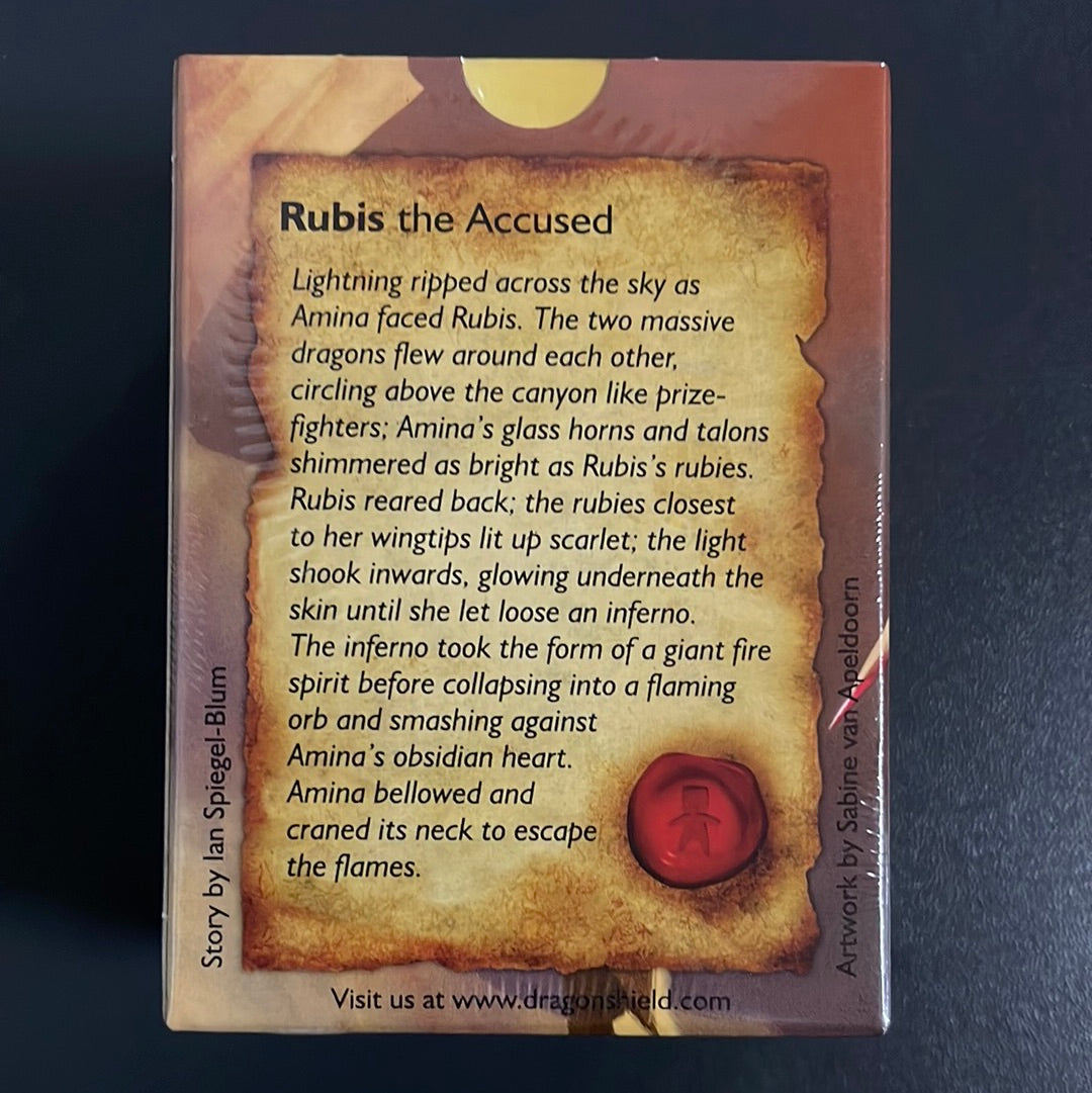 Dragon Shield 100 Sleeves Standard Ruby Matte