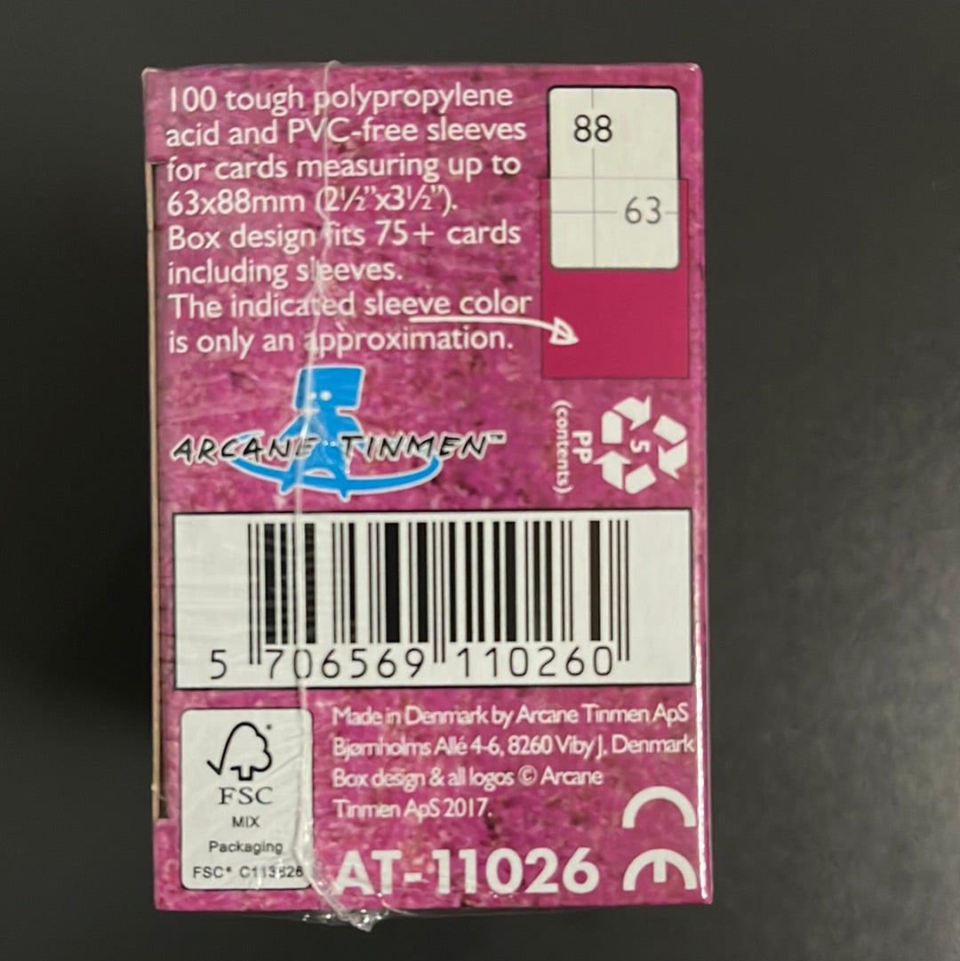 Dragon Shield 100 Sleeves Standard Magenta Matte