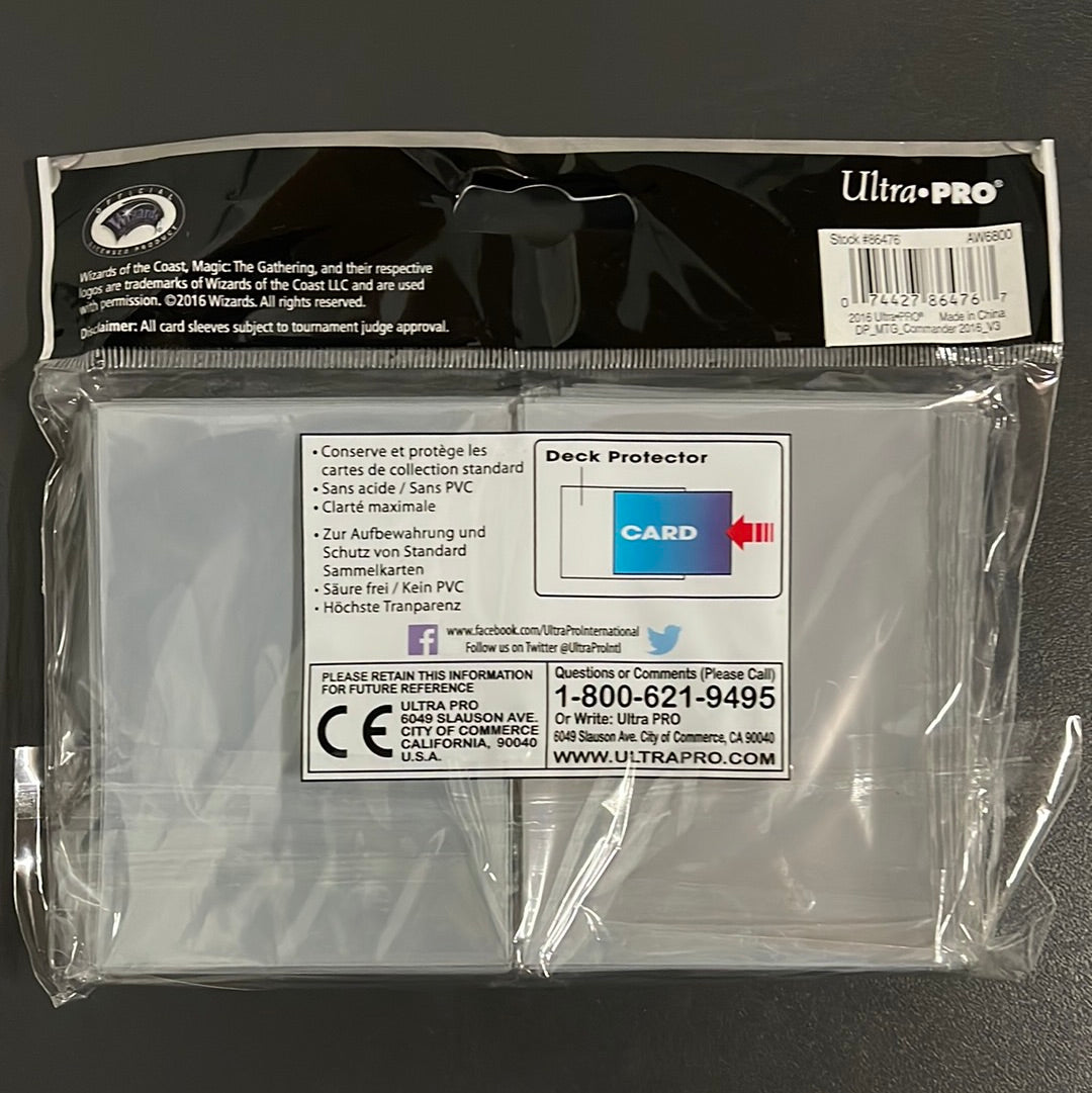 120 Ultra Pro Deck Protector Sleeves Standard Magic Commander 2016 V3