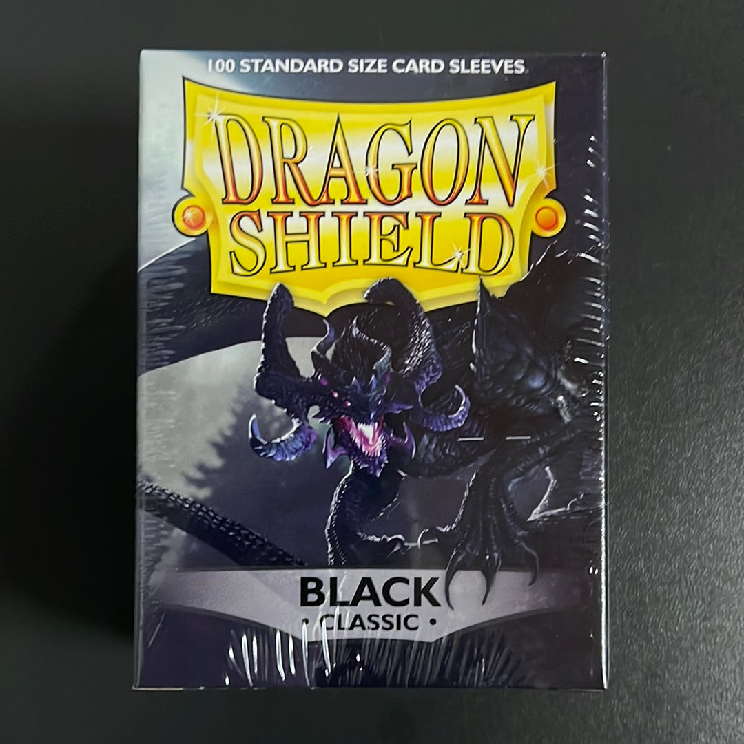 Dragon Shield 100 Sleeves Standard Black Classic