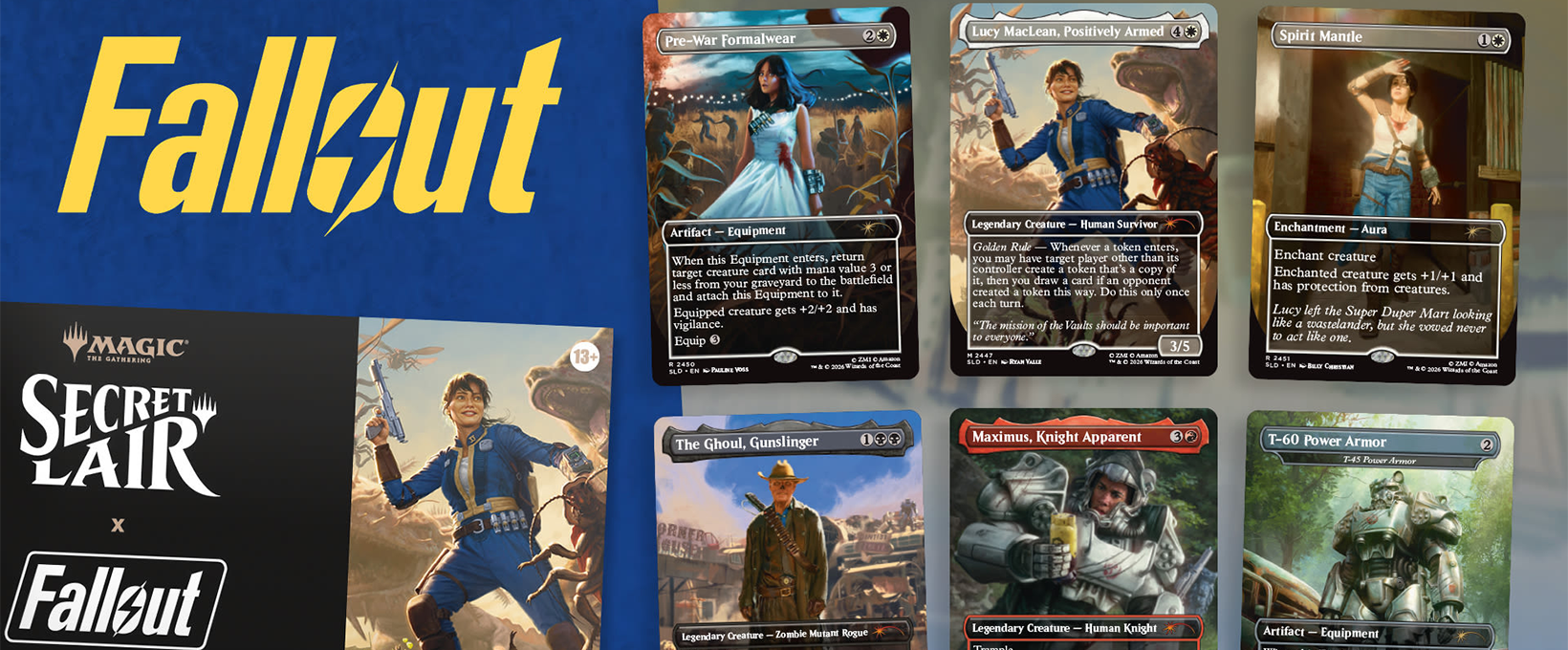 Secret Lair Fallout Vault 33 - Magic: The Gathering