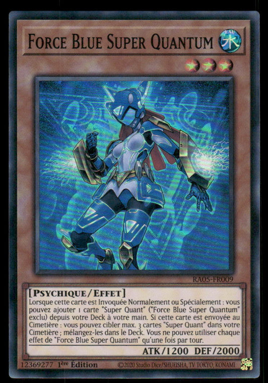 RA05-009  Super Quantum Blue Layer - French (NM)(V.1 - Super Rare)