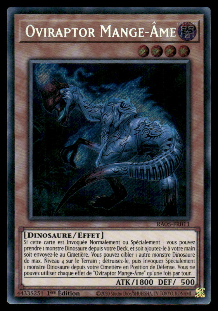 RA05-011  Oviraptor Mange-Âme - French (NM)(V.7 - Collectors Rare)